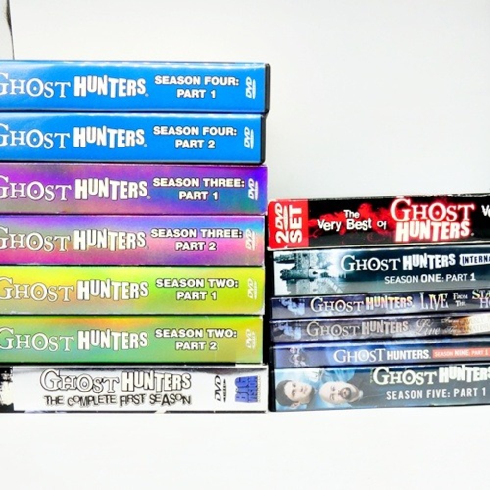 Ghost Hunters Huge DVD Lot Seasons 1 2 3 4 Best Of International & Live
